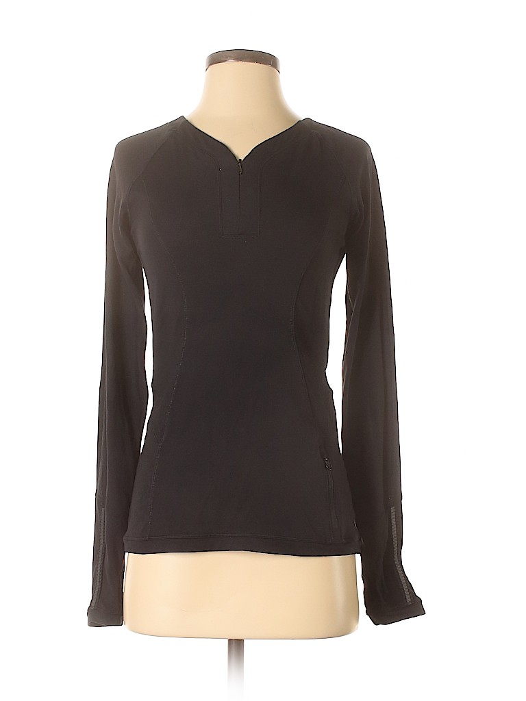 Lululemon Athletica Black Active T-Shirt Size 4 - photo 1