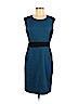 New York & Company Blue Casual Dress Size M - photo 1