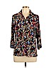 Notations Black 3/4 Sleeve Button-Down Shirt Size XL (petite) - photo 1