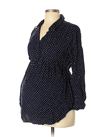 Motherhood Long Sleeve Blouse (view 1)