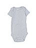 Carter's 100% Cotton Solid Gray Short Sleeve Onesie 9-12 MO / 12 MO - photo 1