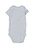 Carter's 100% Cotton Solid Gray Short Sleeve Onesie 9-12 MO / 12 MO - photo 2