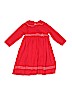 Frances Johnston 100% Cotton Solid Red Dress Size 4 - photo 1