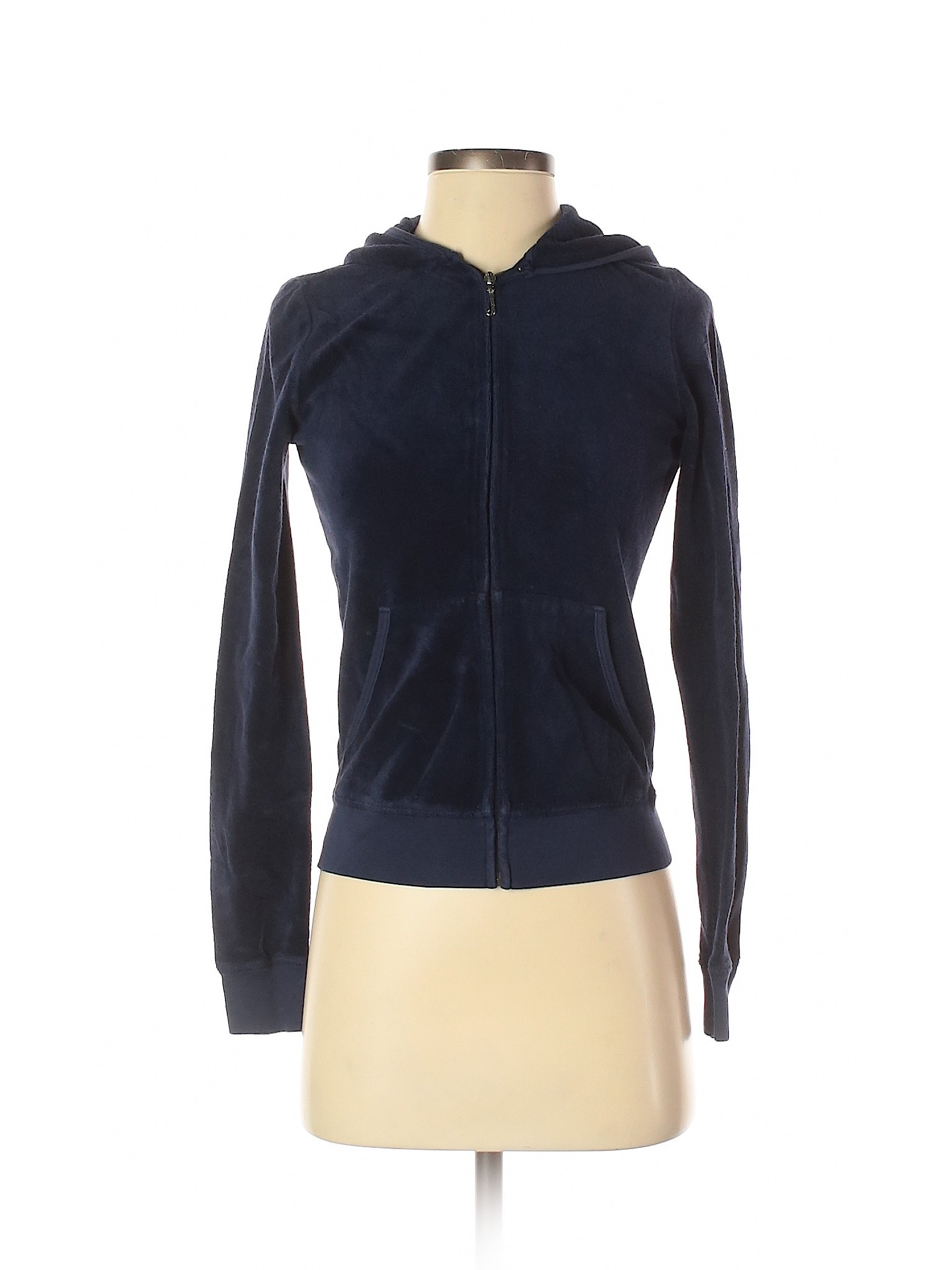 Juicy Couture Solid Blue Zip Up Hoodie Size S - 81% off | thredUP