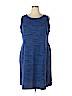 Ann Taylor LOFT Blue Casual Dress Size 20 - photo 1