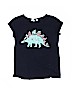 Gap Kids 100% Cotton Graphic Blue Short Sleeve T-Shirt Size 8 - photo 1