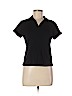DKNY Black Short Sleeve Top Size M (petite) - photo 1