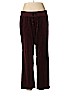 Made for Life Burgundy Velour Pants Size L (petite) - photo 1