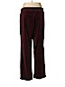 Made for Life Burgundy Velour Pants Size L (petite) - photo 2