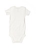 Simple Joys by Carter's 100% Cotton Solid White Short Sleeve Onesie 9-12 MO / 12 MO - photo 2