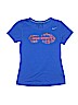 Nike 100% Polyester Blue Active T-Shirt Size S (youth) - photo 1