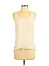 Vince. Ivory Sleeveless Silk Top Size S - photo 1