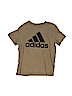 Adidas 100% Cotton Green Short Sleeve T-Shirt Size 8 - photo 1