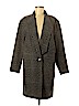 Gianni Versace Gray Wool Coat Size 8 - photo 1