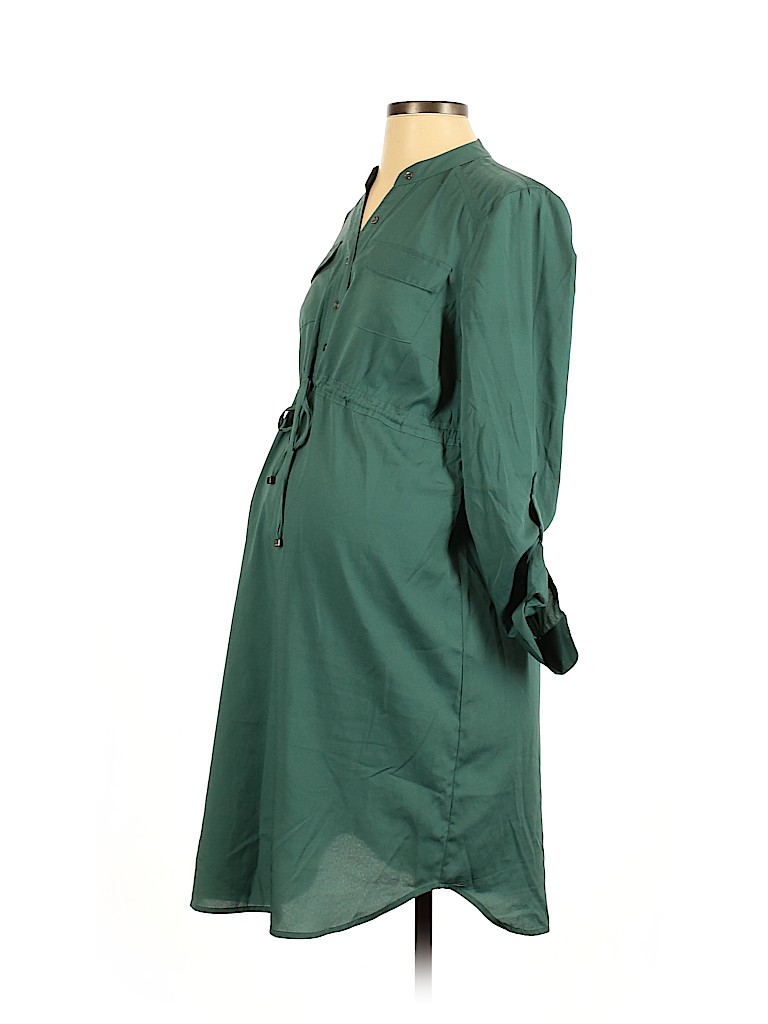 Motherhood 100% Polyester Teal Casual Dress Size S - photo 1