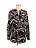 Calvin Klein 100% Polyester Black Long Sleeve Blouse Size 1X - photo 1