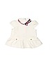 Janie and Jack Ivory Short Sleeve Blouse Size 3-6 mo - photo 1