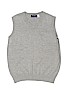 The Children's Place 100% Cotton Gray Sweater Vest Size 7 - 8 - photo 1