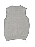 The Children's Place 100% Cotton Gray Sweater Vest Size 7 - 8 - photo 2