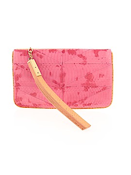 B Brian Atwood Leather Wristlet
