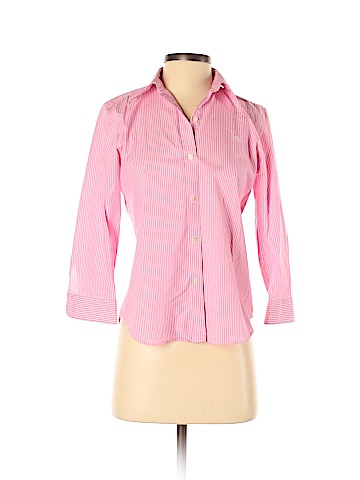 Lauren by Ralph Lauren 3/4 Sleeve Button-Down Shirt (view 1)