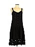 Badgley Mischka 100% Silk Black Casual Dress Size 6 - photo 1