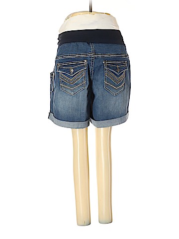 Indigo Blue Denim Shorts (view 2)