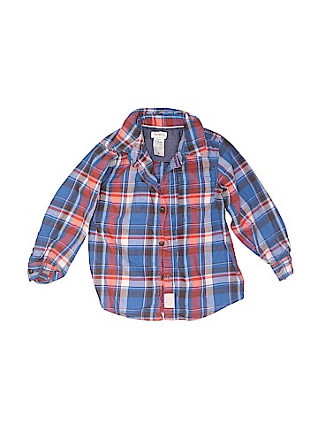 Carter's Long Sleeve Button-Down Shirt (view 1)