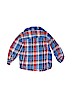 Carter's 100% Cotton Plaid Blue Long Sleeve Button-Down Shirt 18-24 MO / 24 MO - photo 2