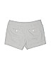 White House Black Market 100% Cotton Gray Khaki Shorts Size 14 - photo 2