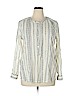 Ann Taylor LOFT 100% Cotton Ivory Long Sleeve Blouse Size XL - photo 1