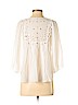 Rebecca Taylor 100% Rayon Ivory 3/4 Sleeve Blouse Size 4 - photo 2