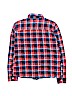 Abercrombie 100% Polyester Red Long Sleeve Button-Down Shirt Size 15 - 16 - photo 2