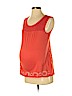 Motherhood 100% Cotton Orange Sleeveless Top Size S - photo 1