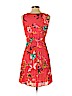 Liz Claiborne 100% Polyester Red Casual Dress Size 4 (petite) - photo 2