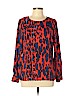 The Limited 100% Polyester Red Long Sleeve Blouse Size M - photo 1