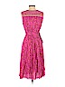 Diane von Furstenberg 100% Silk Pink Casual Dress Size 2 - photo 2