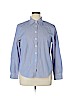 Brooks Brothers 100% Cotton Blue Long Sleeve Button-Down Shirt Size 16 - photo 1