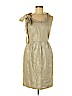 Liz Claiborne 100% Cotton Tan Casual Dress Size 6 (petite) - photo 1