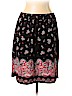 Ann Taylor LOFT 100% Polyester Black Casual Skirt Size L (petite) - photo 1