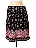 Ann Taylor LOFT 100% Polyester Black Casual Skirt Size L (petite) - photo 2