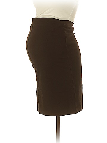Nicol Caramel - Maternity Casual Skirt (view 1)