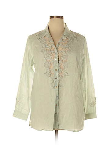 Soft Surroundings Long Sleeve Button-Down Shirt (view 1)