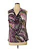 Worthington 100% Polyester Purple Sleeveless Top Size XL - photo 1