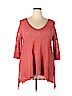 Eileen Fisher Pink Pullover Sweater Size 1X - photo 1