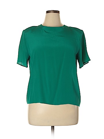 Anna and Frank Short Sleeve Silk Top (view 1)