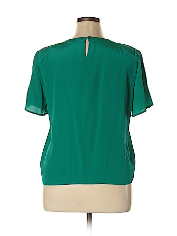 Anna and Frank Short Sleeve Silk Top (view 2)