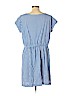 Gap 100% Rayon Blue Casual Dress Size L (petite) - photo 2
