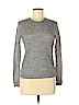 Theory Gray Silk Pullover Sweater Size M - photo 1