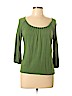 Ann Taylor Green 3/4 Sleeve Top Size L (petite) - photo 1